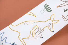 Farvelægning med zoologisk dyr - Scrollino Zoo Coloring