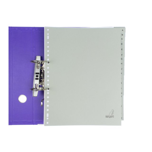 Tableau ECO A4 Lettres 180gre gris carton 23r 20dlg FSC EB