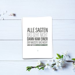 Tout le monde a dit que cela ne fonctionnait pas - carte postale 10