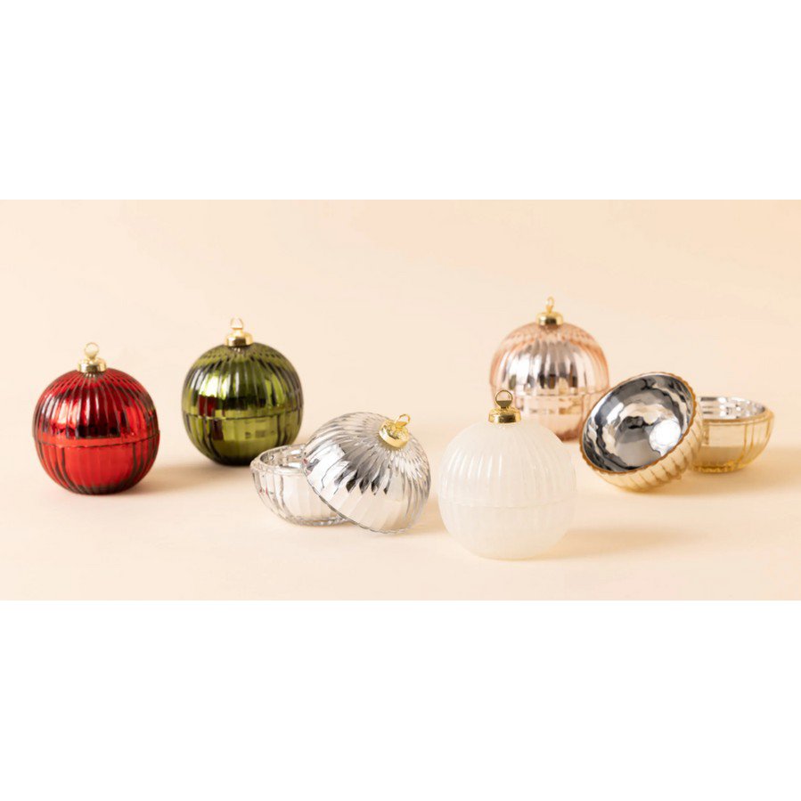 Christmas Ball Candle Small