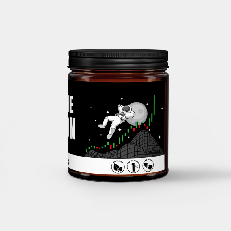 Lustige Geschenkkerzen – CRYPTO MOOD – duftendes handgemachtes Sojawachs