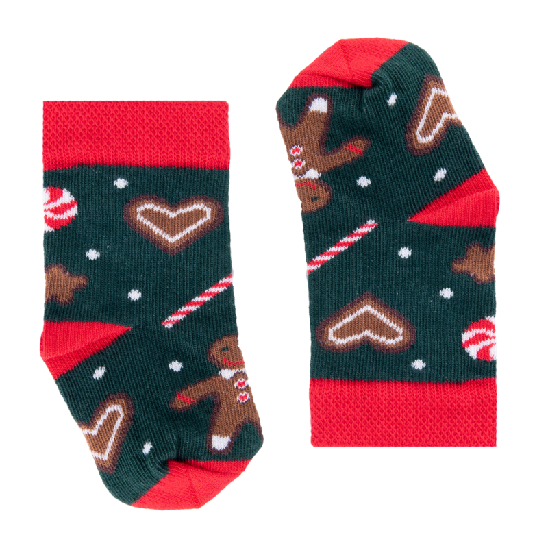 Calcetines de pan de jengibre para niños