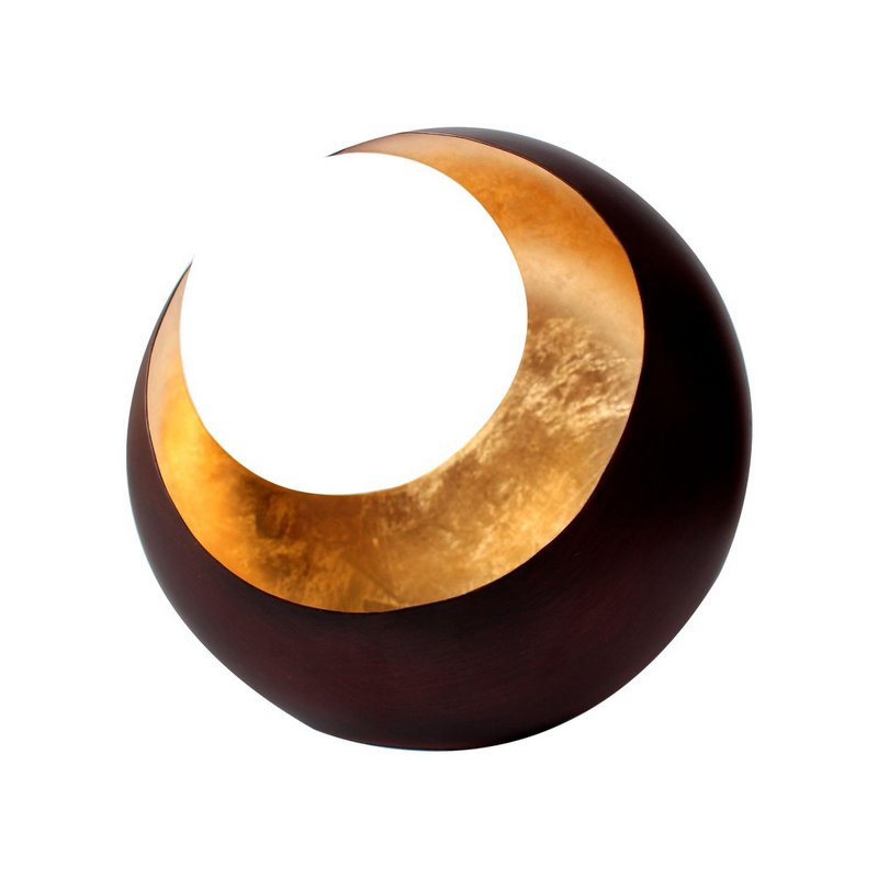 Fyrfadsstage, Luna bronze/guld 18cm