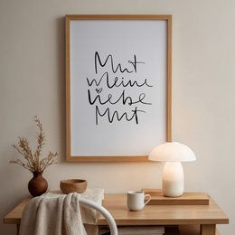 Poster: Mut meine Liebe Mut