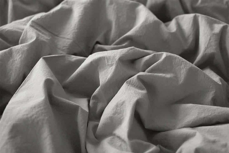 Completo biancheria da letto in percalle Casual Ardesia