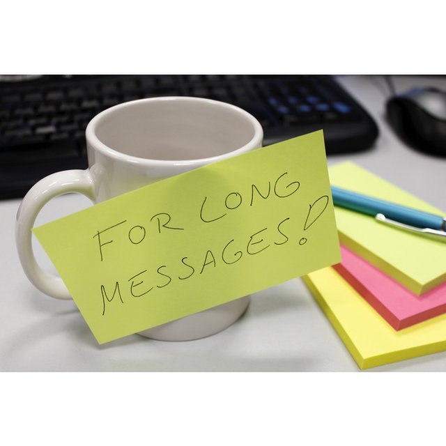 Info notes 125x75mm ass. kleuren pak 6 blok geel, rose, groen