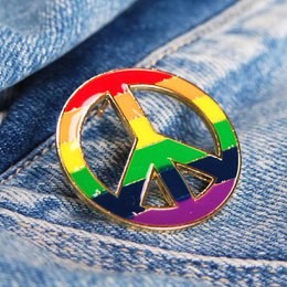 Pride arcobaleno pin pace