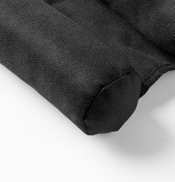 Textino TITO - Double door draught excluder 80x16x5 cm - Raven - Black