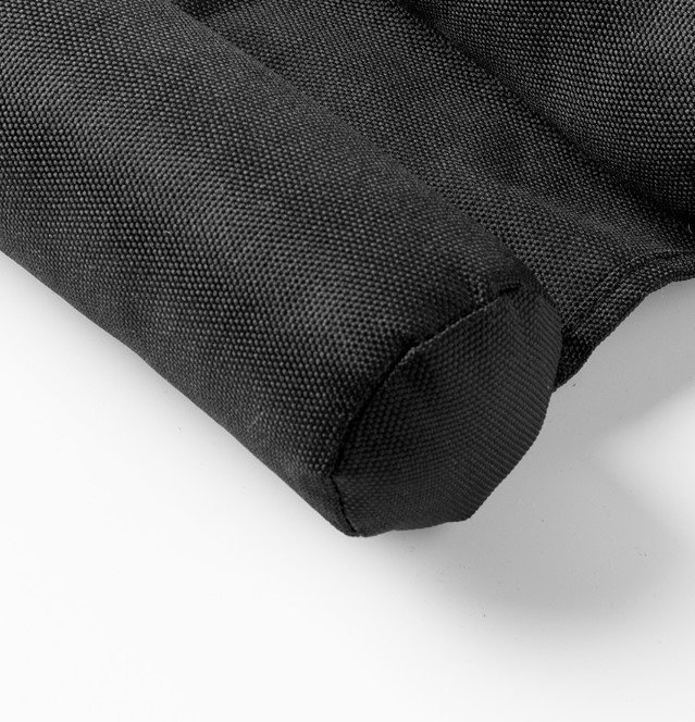 Textino TITO - Double door draught excluder 80x16x5 cm - Raven - Black