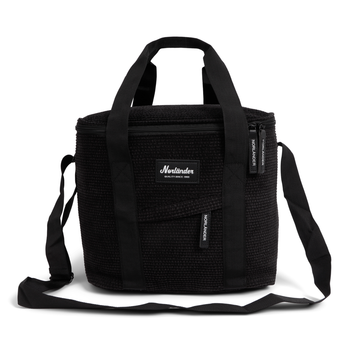 Cooling bag »freezer bag» isolated picnic bag in cord optics »insulation bag» Small cool box with handle and shoulder strap