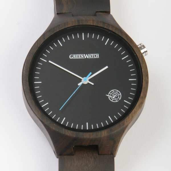 Greenwatch | Maestro | Holzuhr Unisex | Ebenholz