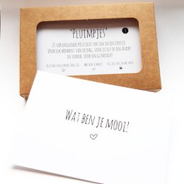 The best compliments cards - Various feathers sets - Choose the best set or a mix