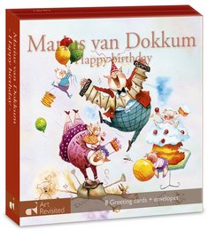 Card folder - Marius van Dokkum, Happy birthday