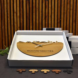 Orologio Skyline Panningen nero