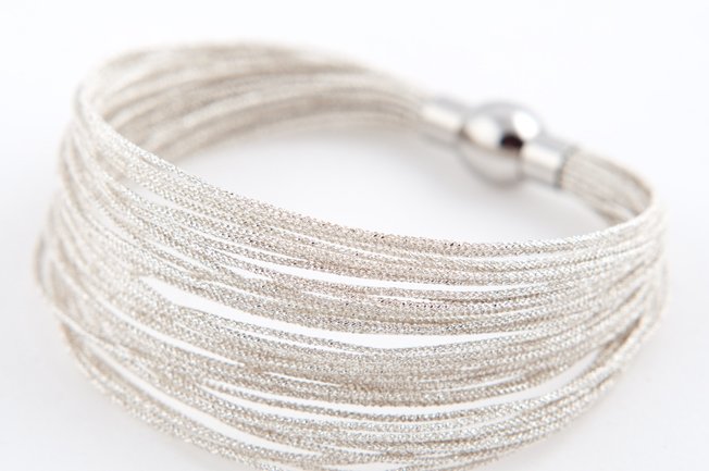 Armbånd med japansk silke (40 silketråde)