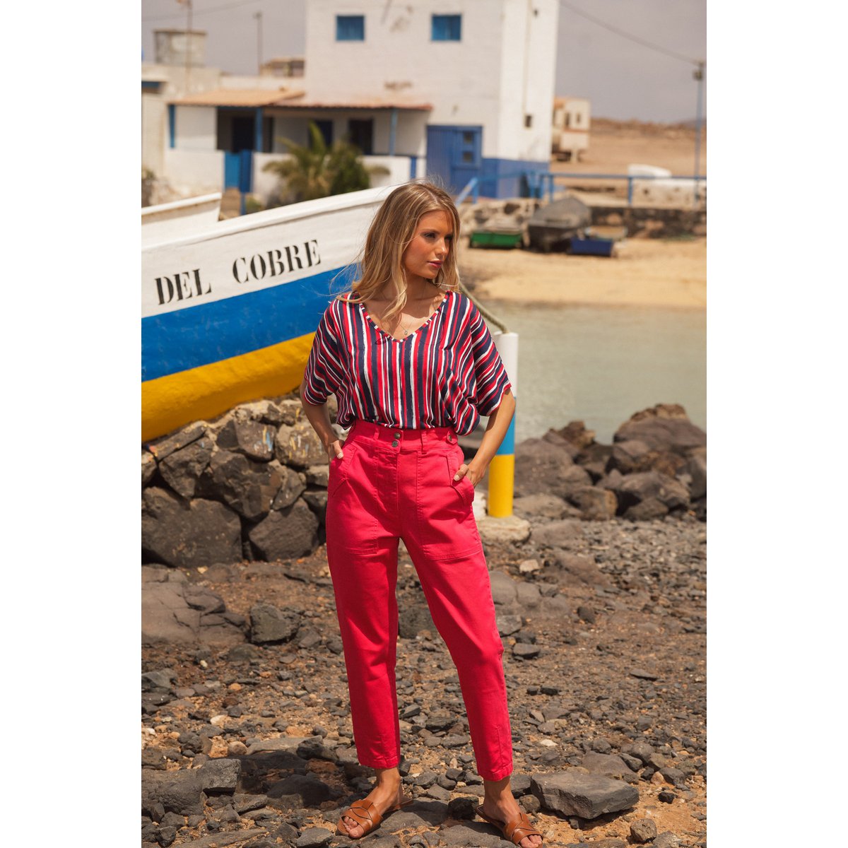 Blusa Riscas