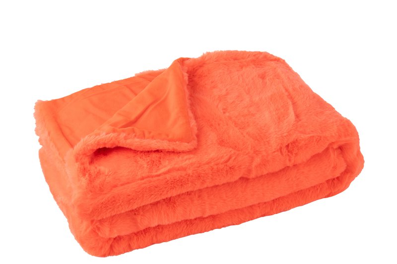 J-Line blanket Cutie - polyester - fluorescent orange