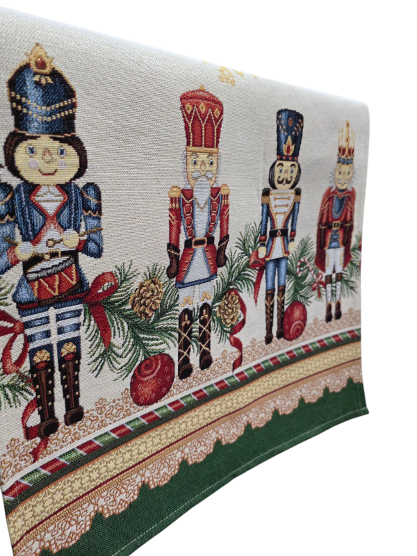 Kerstloper Lurex Soldaat in Gobelin
