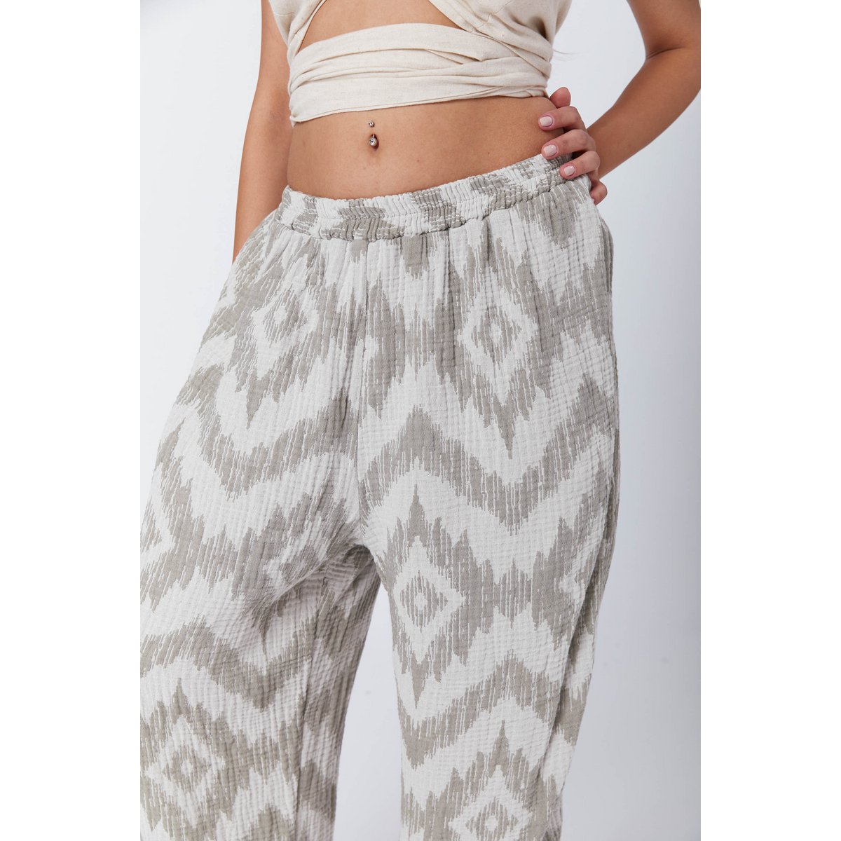 Guru Green Muslin Pants