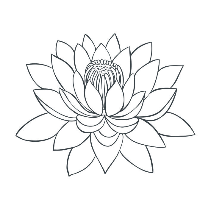 Tijdelijke tattoo: Lotusbloem