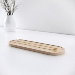 Stapel houten bureau-organizer lade