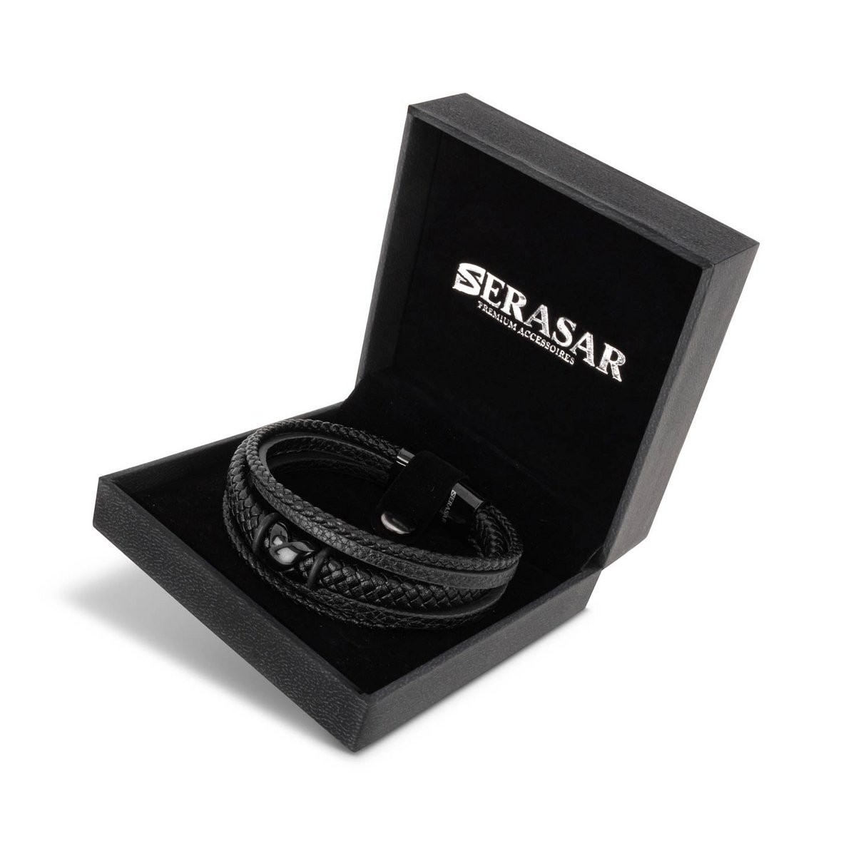 Bracelet en cuir "Flacon"