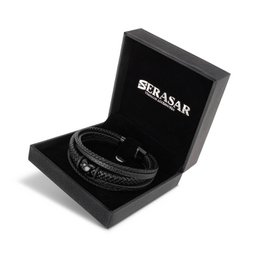 Læderarmbånd "Flake"