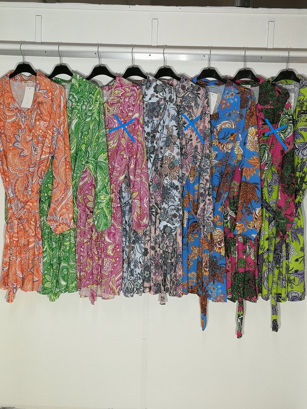Dress, dress model, chemise or shirt with print
