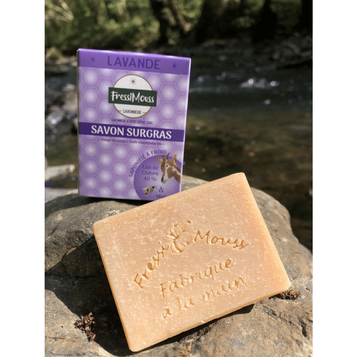 Organic Goat's Milk Soap (40%) & Honey, Lavender