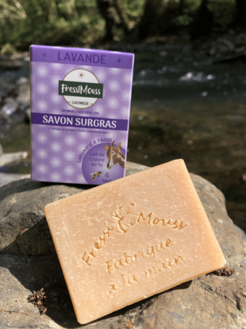 Organic Goat's Milk Soap (40%) & Honey, Lavender