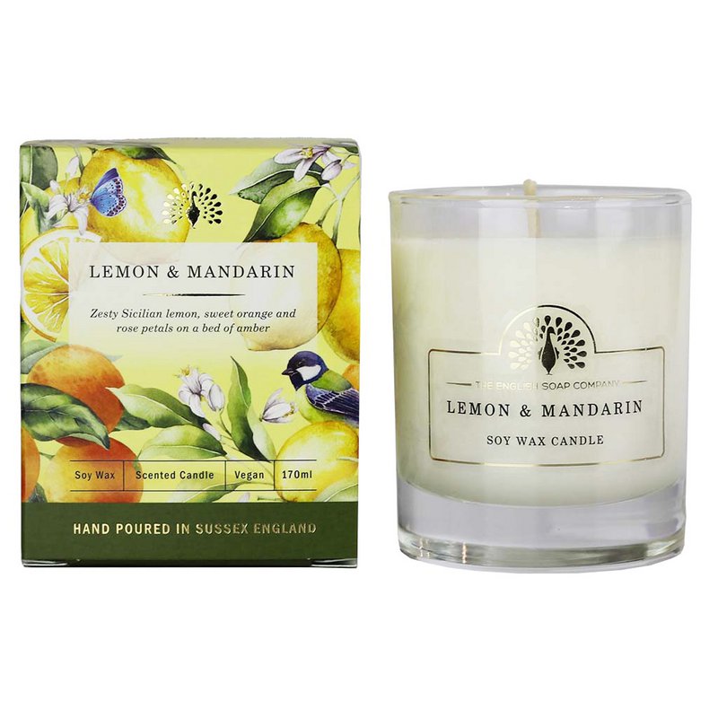 SAPONE INGLESE C° Candela 170g - Heritage - Limone & Mandarino