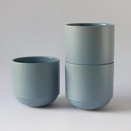 Bowl with lid MoxBowl Mathilde - fjord blue matt - 500ml