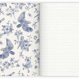 Set of 3 notebooks Birds & Butterflies A5