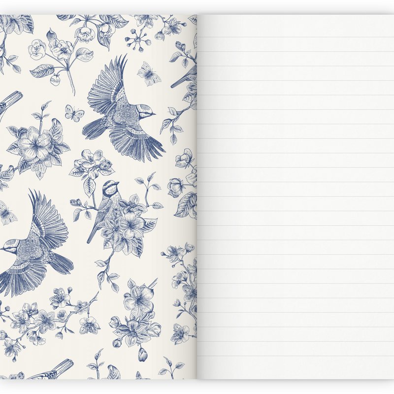 3er-Set Notizhefte Birds & Butterflies A5