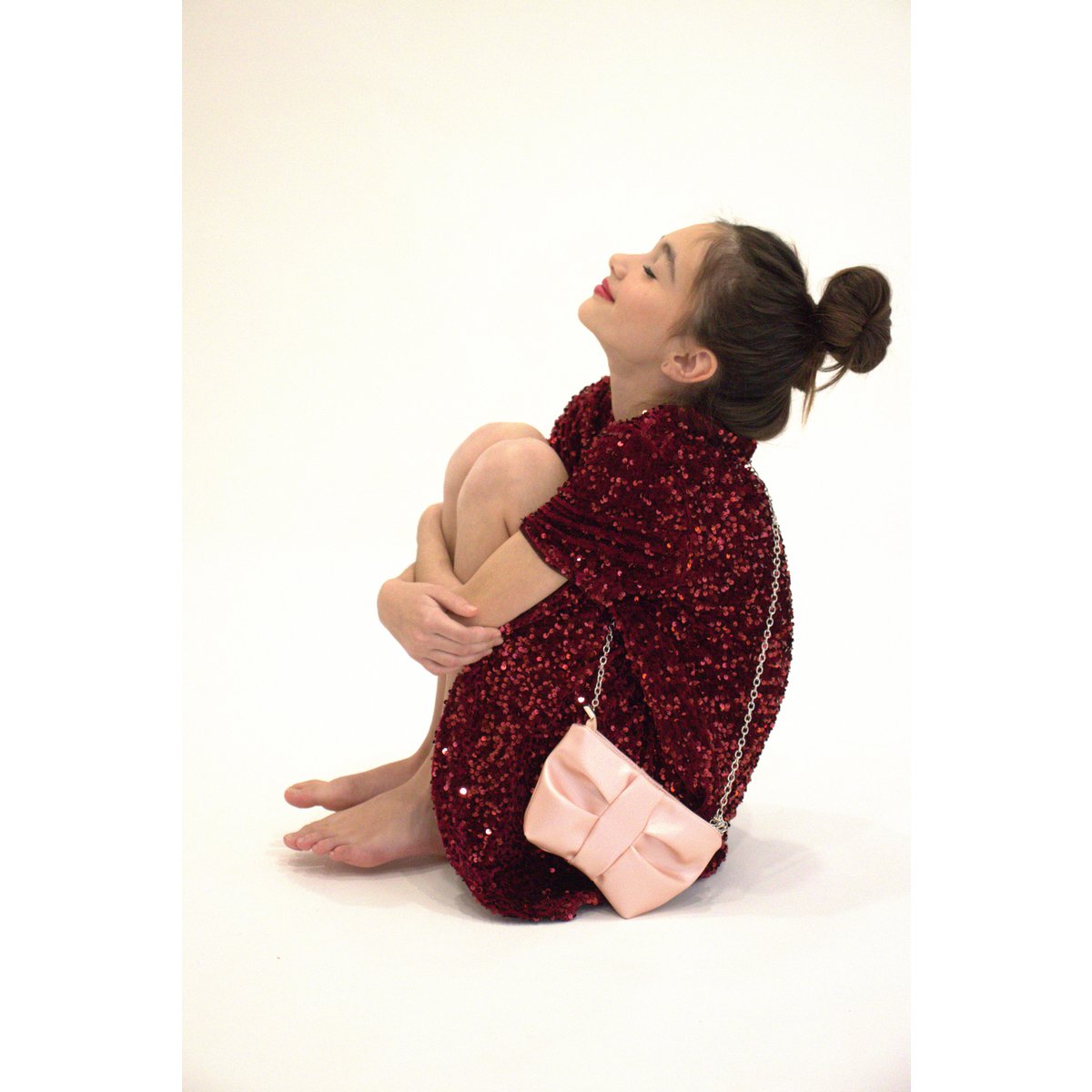 Bolso bandolera Moon - Rosa suave