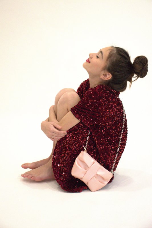Sac bandoulière Moon - Rose doux