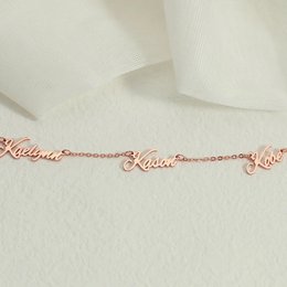 Halskette mit mehreren Namen – personalisierte Namenskette
