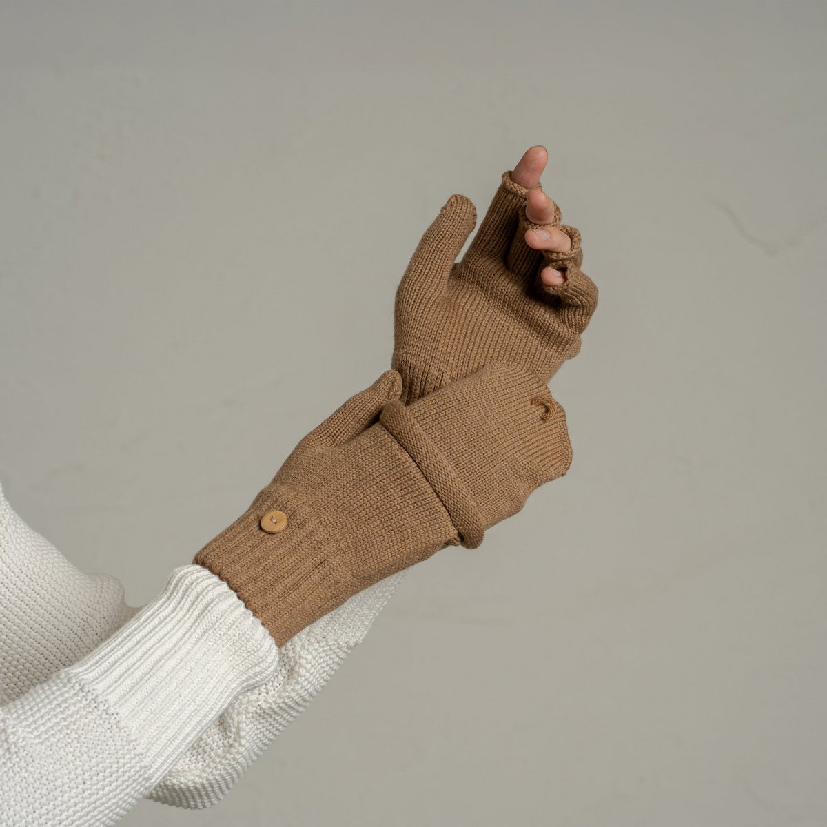 Women's Convertible Gloves Knitted Merino