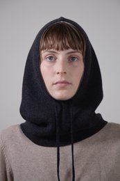 Dobbelt-sidet-100% cashmere 2-side-udøvet balaclava
