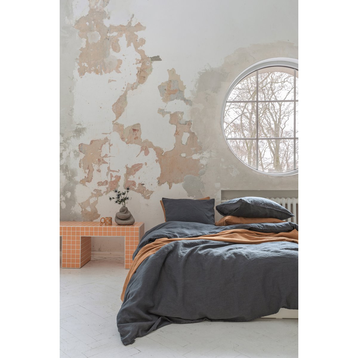 Linen bedding set / Midnight