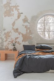 Linen bedding set / Midnight