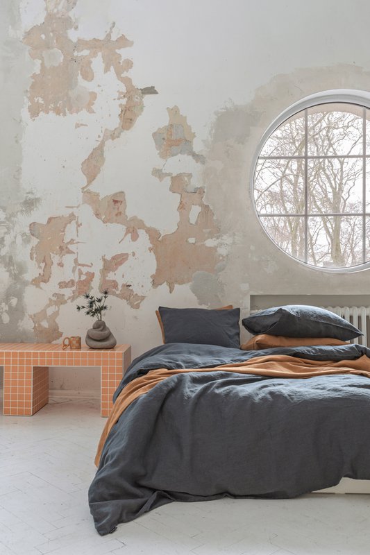 Linen bedding set / Midnight