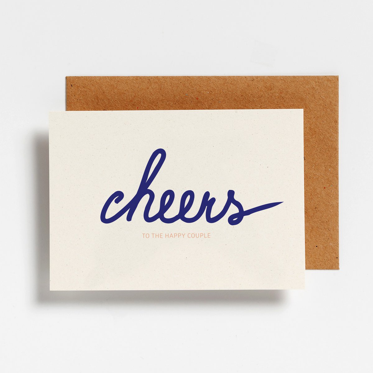POSTCARD - CHEERS TO THE HAPPY COUPLE