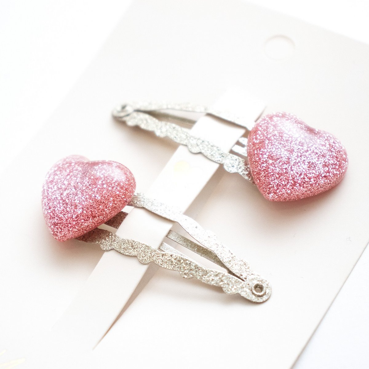Duo Premium Haarspangen für Kinder – Sparkle Eclats de Coeurs