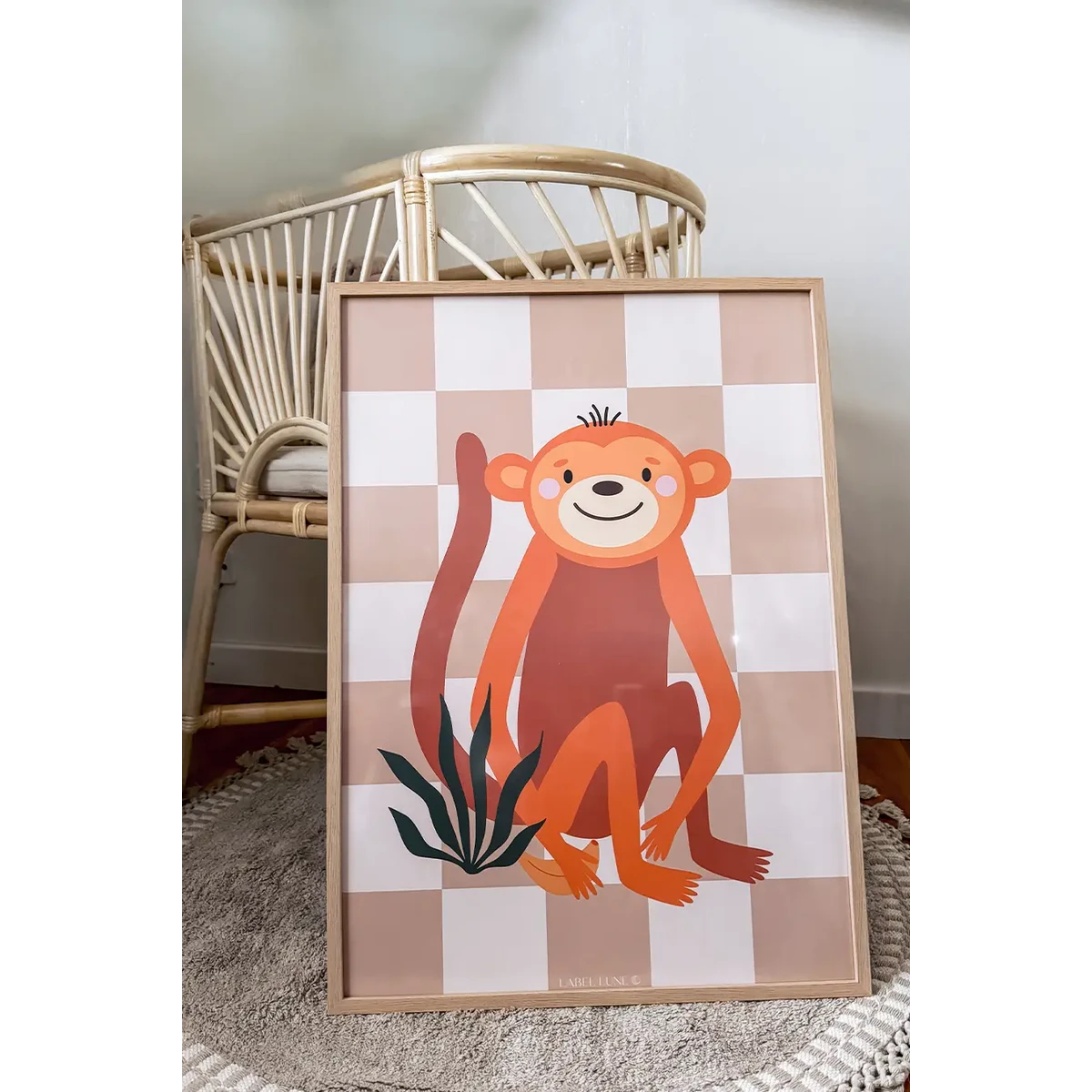 Affiche chambre d'enfant - Monkey Don