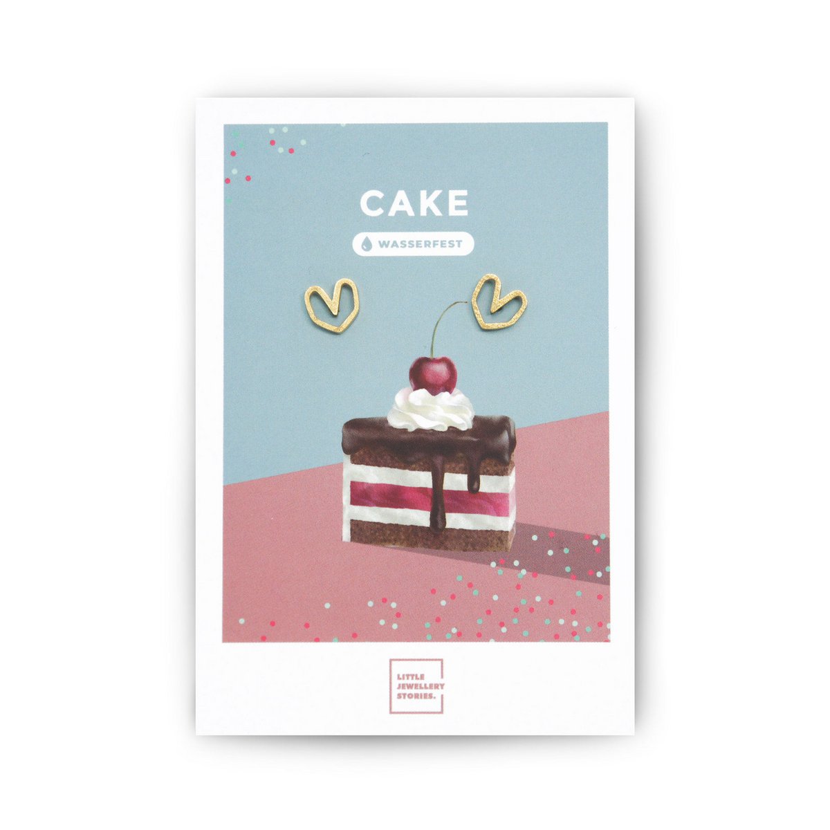 Stud earrings CAKE