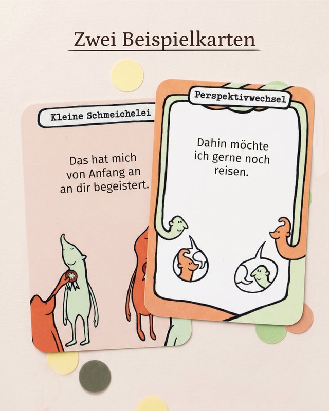Paar minuten in een goed humeur – Gesprekskaartenset voor koppels