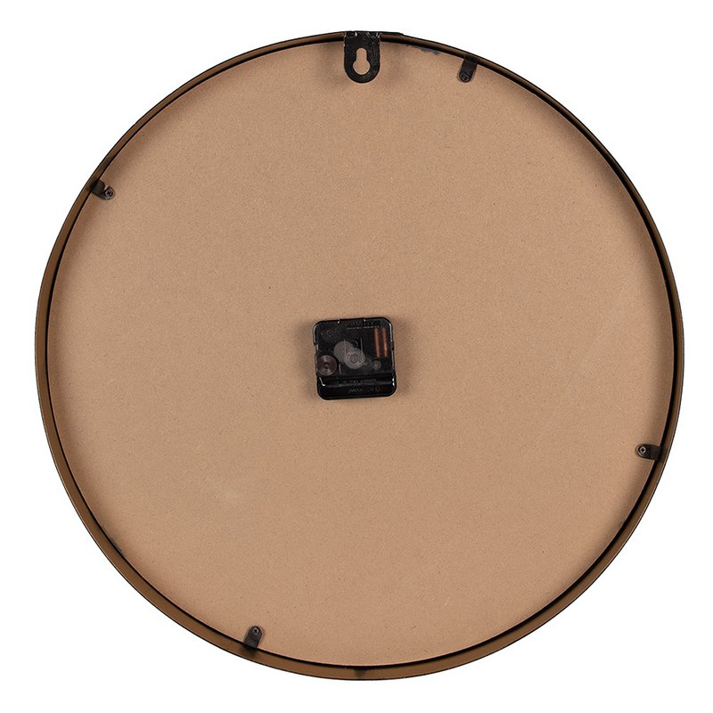 Wanduhr Ø 45 cm Graue MDF-Wanduhr