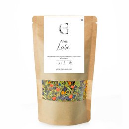  Colorful loose leaf tea blend with a variety of dried fruits, flowers, and herbs. Includes notes of citrus, berries, and floral flavors.