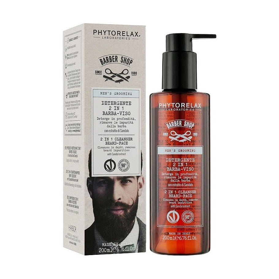 Środek oczyszczający 2 w 1 do mycia brody i twarzy - 200ml